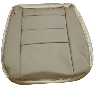 Drivers Bottom Seat Cover For 2002-2007 Ford Lariat F250 F350  leather Tan — 第 1/4 张图片