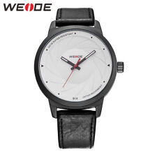 Weide WD005 Japanese Movement ORIGINAL Real Leather Strap Men's Watch