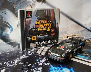 Sony Playstation 1 ps1 game PAL GRAND THEFT AUTO 2 BLACK LABEL rockstar - Picture 1 of 3