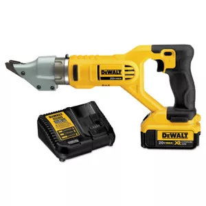 DEWALT DCS494M2 20V MAX XR Li-Ion 14 GA Cordless Swivel Head Shear Kit (4Ah) New - Picture 1 of 6