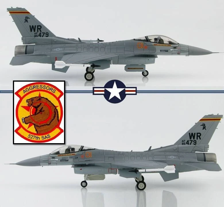 Hobby Master 1 72 F-16c Falcon USAF 527th Bentwaters Aggressors Red HA3821