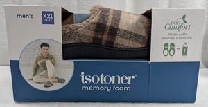 Isotoner - Memory Foam Indoor/Outdoor - Men's Slippers - Size XXL (13-14) - Picture 1 of 8