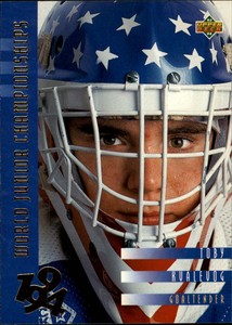 1993-94 Upper Deck #555 Toby Kvalevog WJC RC