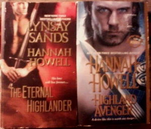 2 HANNAH HOWELL Paperbacks - Highland Avenger The Eternal Highlander - Picture 1 of 1