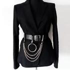 Punk Belt Body Jewelry Accessories with Metal Chain for Skirt Dress Jeans