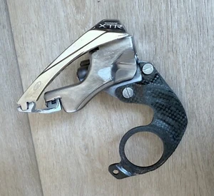 Shimano XTR Front Derailleur FD-M952 Carbon Fiber E-Type 9 Speed TP/TS - Picture 1 of 2