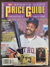 ORIGINAL Vintage May 1992 Sports Card Price Guide Magazine