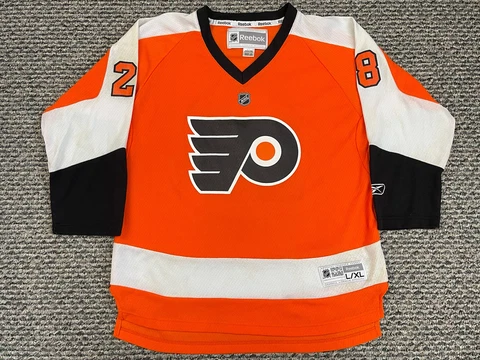 Claude Giroux Jersey Youth L/XL Philadelphia Flyers NHL Reebok Sweater Sports Cover