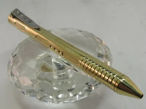 HIGH QUALITY PURE BRASS BOLT ACTION TACTICAL PEN WITH STAINLESS STEEL CLIP - Picture 1 of 6