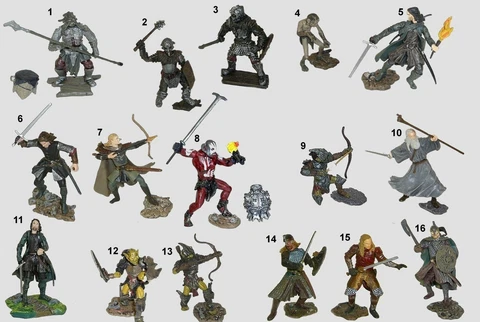 LOTR Armies of Middle Earth Lord of the Rings figures MIB or loose you choose Cover