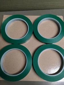 3M Green Fine Line Vinyl Tape 471, 1/2" x 36 yds four rolls no packaging - Picture 1 of 5
