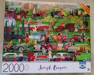 Joseph Burgess 2000 piece puzzle, poster included, NIB sealed Antique Car Show - Picture 1 of 2