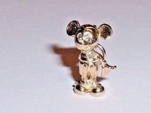 ORO AMARILLO 14K 3D DISNEY MICKEY MOUSE COLGANTE ENCANTO - Imagen 1 de 5