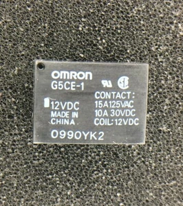 G5CE1-DC12 OMRON G5CE1-12VDC RELAY GEN PURPOSE SPST 15A 12V 4 PIECES - Picture 1 of 1