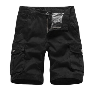 Pantalones Cortos de Combate de Carga para Hombres Informales Ropa de Trabajo Algodón Puro Carga Medio Pantalones Exterior - Imagen 1 de 28