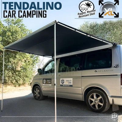 Tendalino Laterale Estraibile per Auto, Impermeabile Anti UV Regolabile 2,5x2mt - Immagine 1 di 4