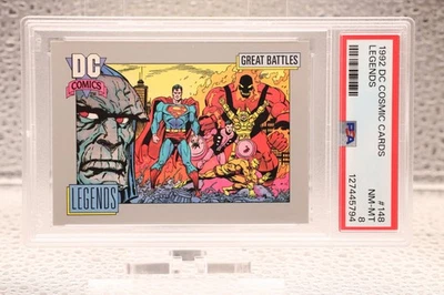1992 DC Cosmic Cards LEGENDS #148 PSA 8 SUPERMAN - Image 1 of 2