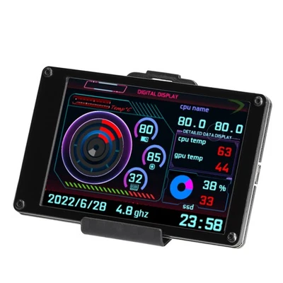 .3.5 Inch IPS LCD Monitor Display Computers Monitor CPU GPU Monitoring - Image 1 of 4
