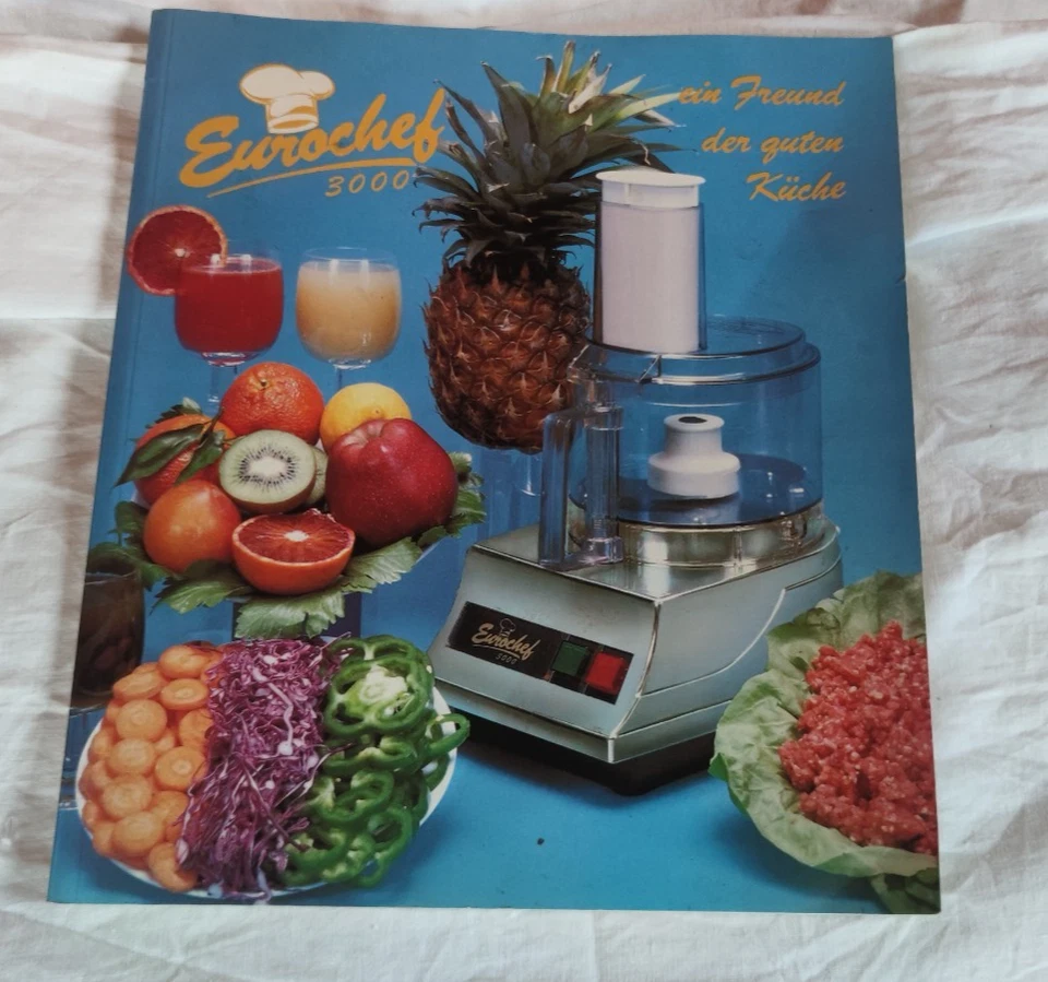 REBA Eurochef 3000 Küchenmaschine  Rezepte Handbuch Kochbuch Anleitung - Bild 1 von 1