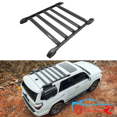 Plataforma de carga portaequipajes de techo y escalera y cesta para Toyota 4Runner Carrier 2010-2024 Foto 1 de 4