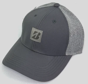 Bridgestone Micro Mesh Snapback Men's Golf Hat NEW Grey - Picture 1 of 4