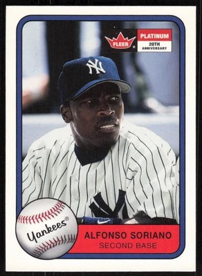 2001 Fleer Platinum #46 Alfonso Soriano   - FREE SHIPPING - Image 1 of 2