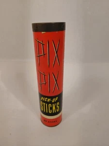 Vintage Wooden Pix Pix Pick Up Sticks Game Whitman Publishing Co. 29 Sticks - Picture 1 of 10