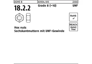 Reyher Sechskantmutter R 83934 m.UNF-Gewinde 7/16 Grade 8 (~10) - Bild 1 von 1