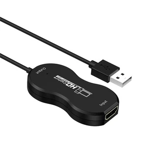 New HDMI To USB Video Audio Capture Card Adapter Screen Recorder 1080P Full HD - Afbeelding 1 van 8