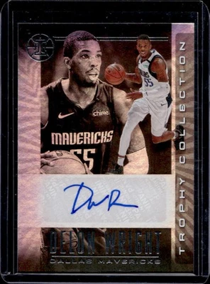 2019-20 Illusions Delon Wright Trophy Collection Signatures Auto #TC-DLW - Image 1 of 2