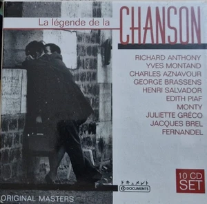 La Legende de la Chanson [10 CD Box]  Gilbert Becaud Yves Montand Edith Piaf - Bild 1 von 2