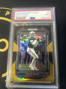 2023 Prizm Football Draft Picks steve young black gold /5 psa 9 - Picture 1 of 2