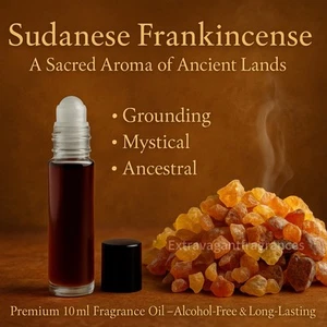 Sudanese Frankincense Body Oil 1/3 Oz (10ml) Roll-on - Picture 1 of 12