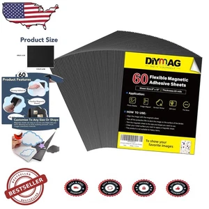 8x10 Zoll Magnetfolien 60 Stück - stark klebende Rückseite, leicht zu schneiden - Bild 1 von 9