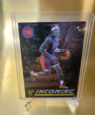 Jalen Duren RC Holo Prizm Incoming 22-23 Panini Flux #4   - Image 1 of 2