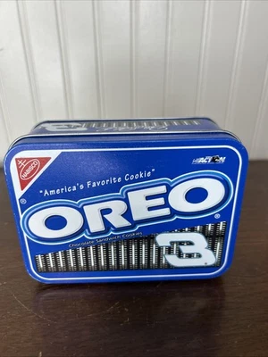 Dale Earnhardt Sr And Jr #3 OREO 18K White Gold 2 Car Tin Set Action 1/64  - Image 1 of 4