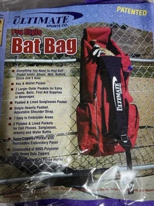 The Ultimate Pro Style Baseball Bat Bag Purple New Sealed 12x10x36" - Picture 1 of 10