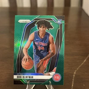 2024-25 Panini Prizm Bobi Klintman Green Prizm #266 Rookie Card - Picture 1 of 2