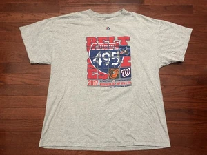 BELTWAY SERIES BALTIMORE ORIOLES vs. WASHINGTON NATIONALS T SHIRT MENS XL 2017 - Picture 1 of 4