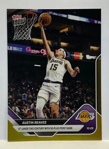 2025 Topps Now #31 Austin Reaves Los Angeles Lakers GOLD Parallel 05/50 - Bild 1 von 1