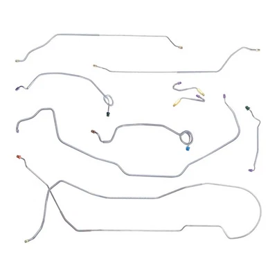 1969 Chevrolet Chevelle Malibu Drum Man conjunto de linhas de freio kit tubos HDT OE - Imagem 1 de 4