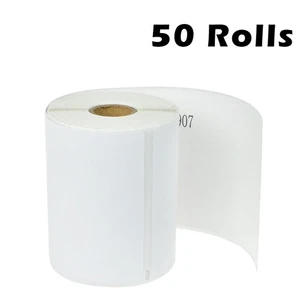 50Rolls 220 Shipping Labels for DYMO 1744907 LW 4XL Direct Thermal 104mm×158mm - Picture 1 of 24