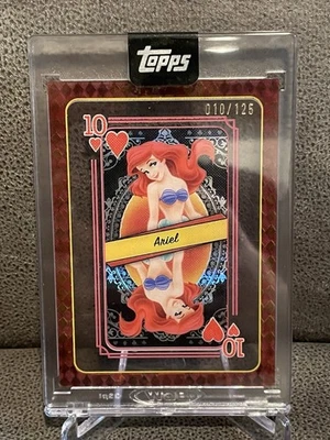🔥Ariel 2025 Topps Disney Como Nuevo Encased 10❤️ Tarjeta de Juego QH 10/125 # Match🔥 Foto 1 de 4