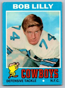 1971 TOPPS #144 BOB LILLY COWBOYS - Picture 1 of 3
