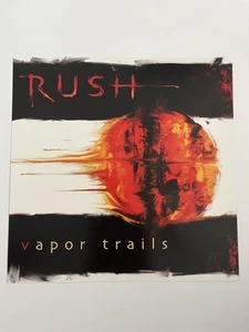 "Póster plano álbum promocional RUSH VAPOR TRAILS ORIGINAL 12""" - Imagen 1 de 2