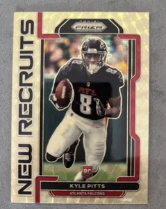 2021 Panini Prizm Kyle Pitts New Recruits RC Gold Vinyl 5/5 Rookie - Picture 1 of 2