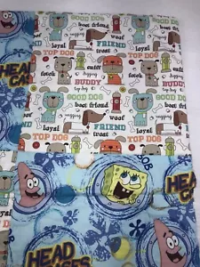 Quilted Sponge Bob Bears Cake & Cupcakes Nursery Blanket Crib 53”X32” - Picture 1 of 4