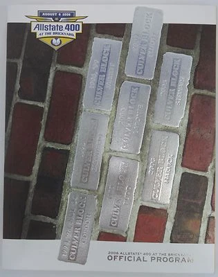 2006 Allstate 400 at Brickyard Souvenir Program Winner Jimmie Johnson - Image 1 of 4