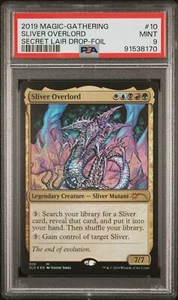 PSA 9 Mint 2019 Magic: The Gathering Secret Lair Drop: Sliver Overlord Foil - Picture 1 of 2
