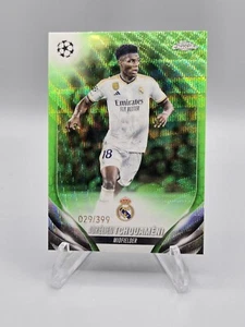 Aurelien Tchouameni 2023-24 Topps Chrom UEFA grüne Welle / 399 #10 - YZ - Bild 1 von 2